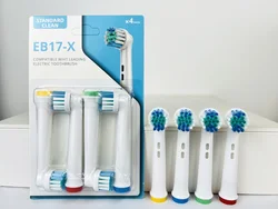 17x сменные головки для электрической зубной щетки для вращающейся электрической зубной щетки