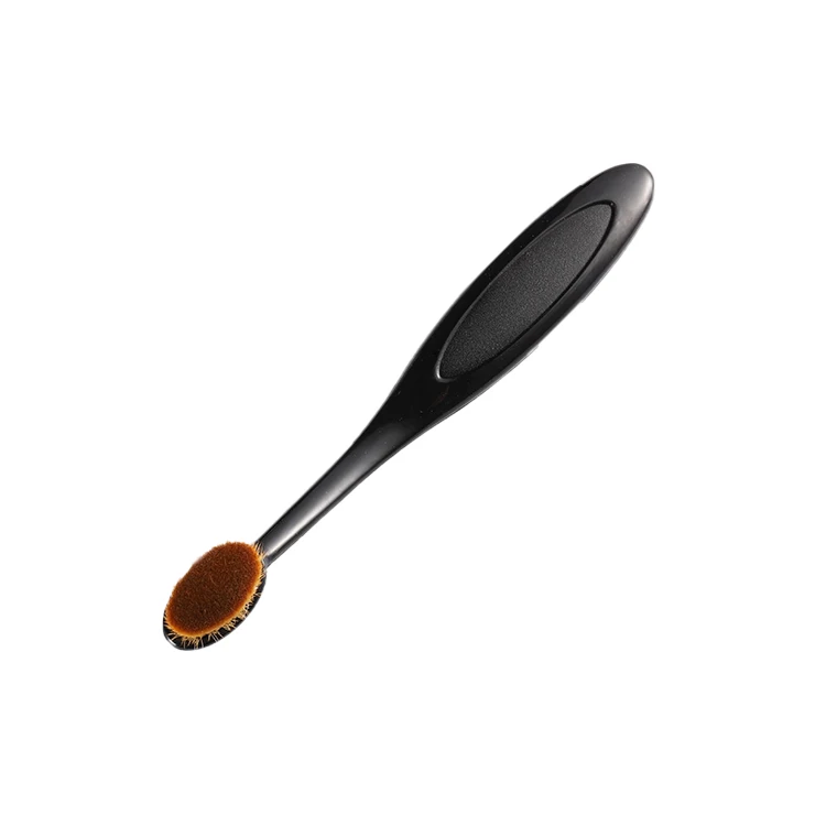Makeup Oval brush Set 3pcs Cosmetic Brush for Foundation Blush Concealer Eyeshadow Pink Make up brush