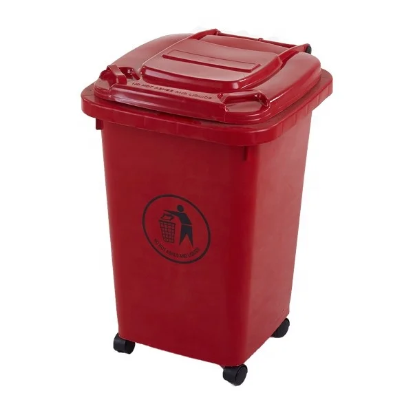 Home 60L Garbage Can Kitchen Storage Container Trash Bin