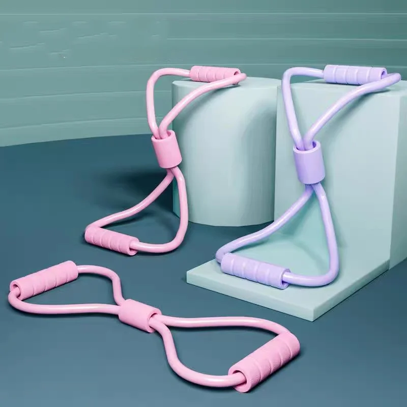 Yoga Tension Rope Wall Pulley Purple Tension of Straps and Yoga Ropes Rope Pull Machine