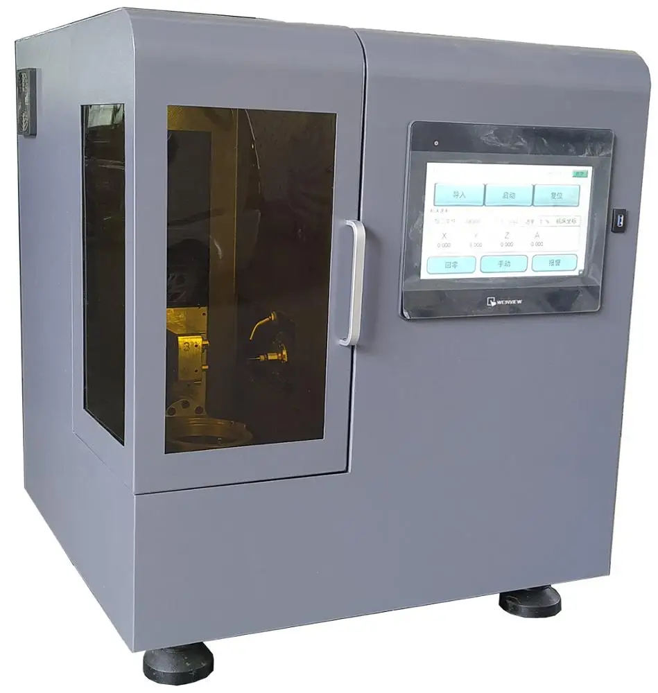 Servo motor 4 axis dental milling machine  for zirconia PMMA WAX
