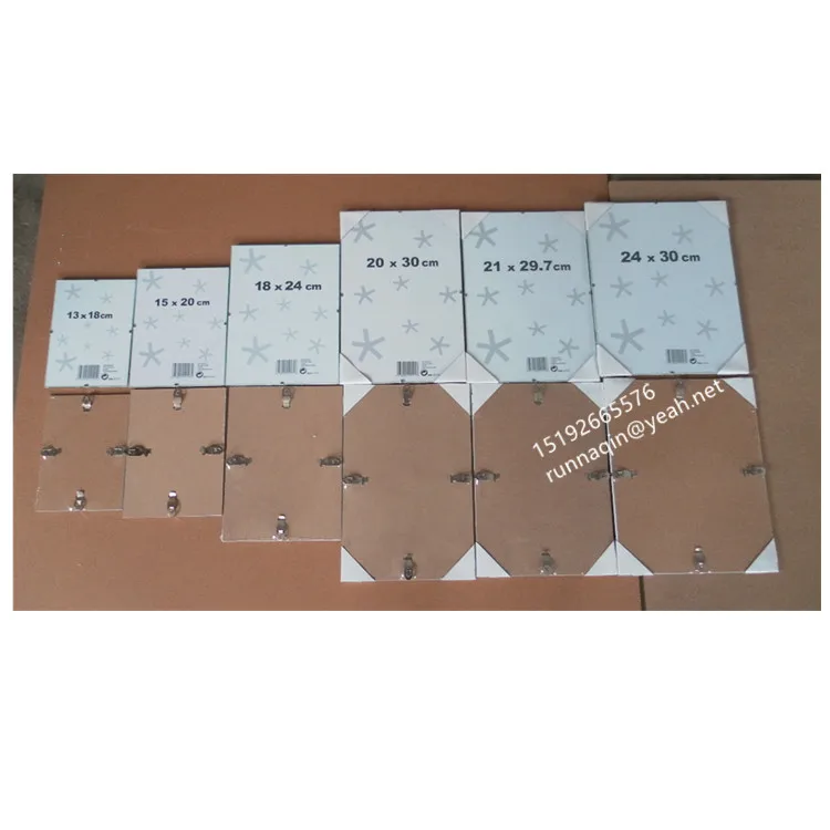 Cheap easy snap clip Photo Frame 10x15x21x30x40x50x70x100CM  Picture Frames with glass or plastic sheet poster frame foto
