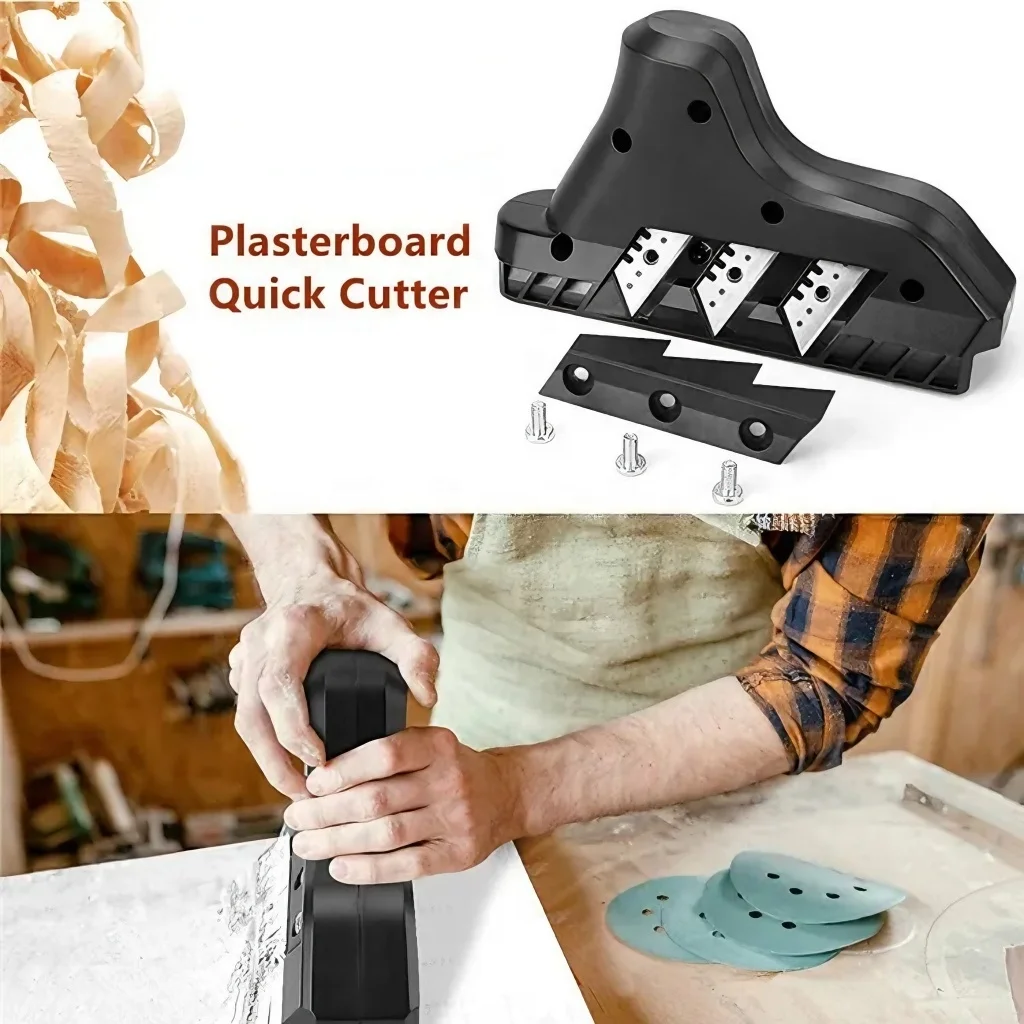 Gypsum Board Cutter Quick Drywall Edger Trimming Woodworking Hand Tool for Plasterboard