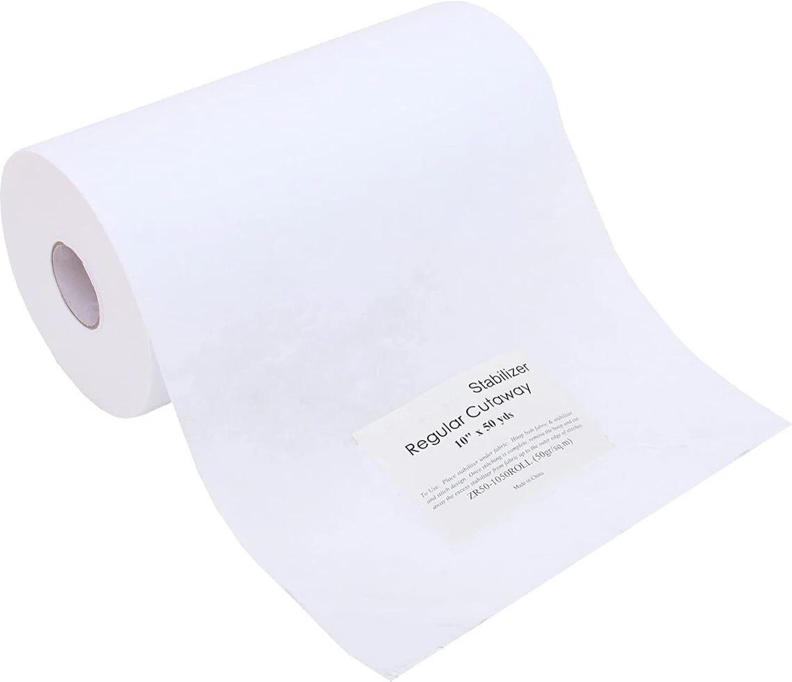 Factory cheap  Cut Away Embroidery Backing Stabilizer Nonwoven Fabric Backing Paper