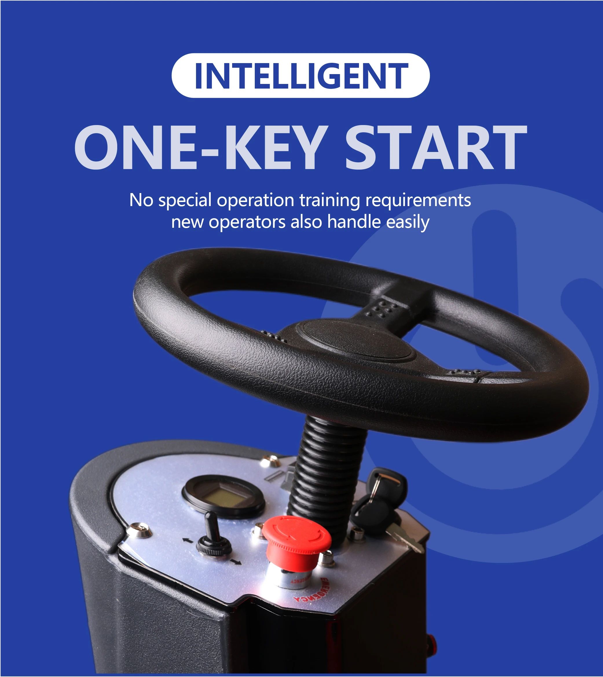 550w Traction Motor Power Driving Commercial Automatic Cleaning Machine for Indoor and outdoor floor cleaning