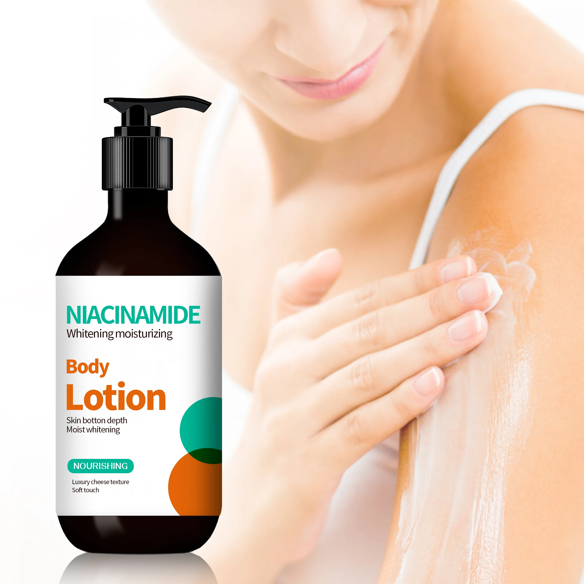 100% Organic Vegan Anti Aging Wrinkle Softening Skin Care Foot Thigh Whitening moisturizing Body Lotion for Whole Body Skin