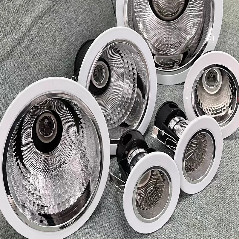 Adjustable led light housing e27 recessed ceiling light Traditional Style E27 Standard Led Downlight Housing