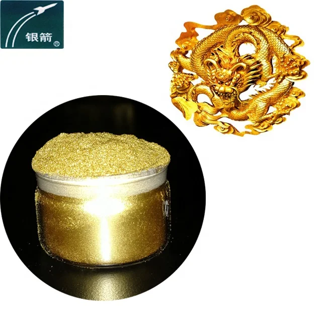 Листовой металлический пигмент, бронзовый порошок, золотой порошок для лакокрасочного покрытия