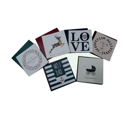 2021 China Manufacturer Fashion New Design Luxury Wedding Invitation Greeting Card