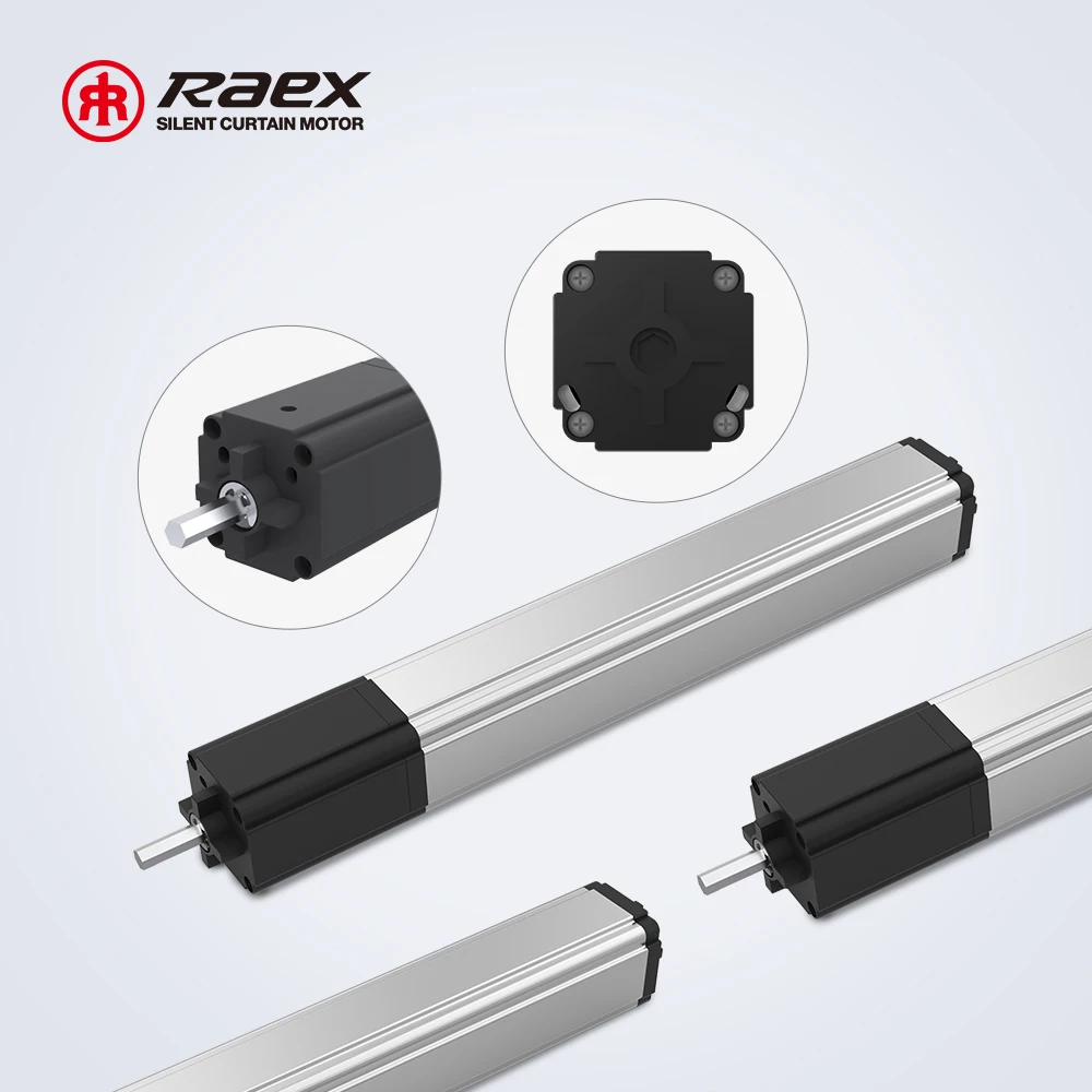 Новый продукт от RAEX деревянный Венецианский шторный двигатель постоянного тока с грузоподъемностью 2 нм 15 кг
