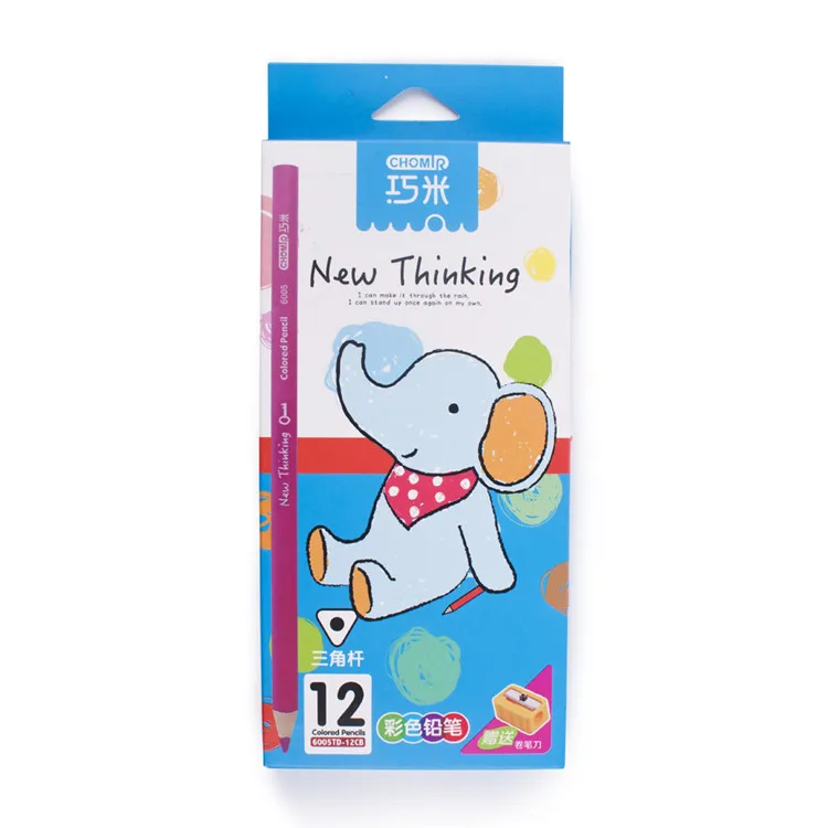 OEM professional drawing artistic 12pcs colored pencil