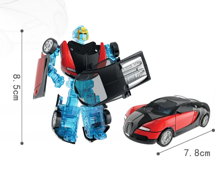 High Quality New Children Toy Robot Car Transform Deformation Robot Car Toys for Boy