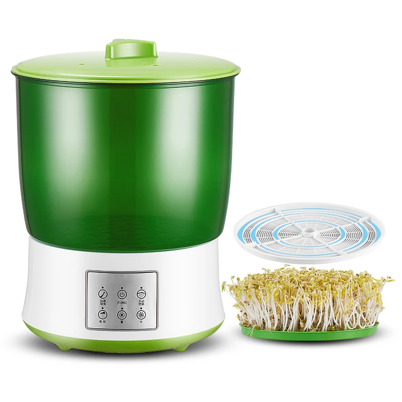 New Product Sprouts Packaging Household Automatic Washing Shelling Processing Peeling Bean Sprouting Making Machine