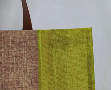 Reusable Laminated Rpet Woven Tote Bag Recycled rPET Non Woven Shopping Bags Custom Logo Grocery Beach Bag With Leather Handles