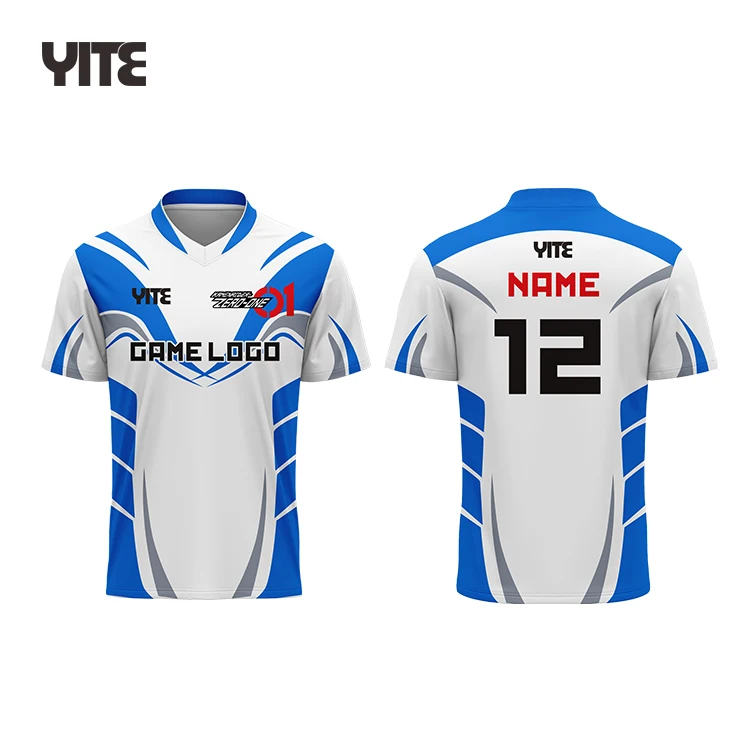 Wholesale sublimation esports jersey custom top quality custom esports shirt all over custom esports jersey maker