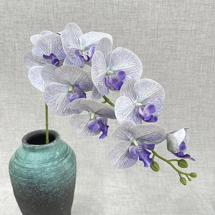 2023 Silk Butterfly Orchids Plant White Phalaenopsis Orchid Centerpiece Flower for Wedding Decoration