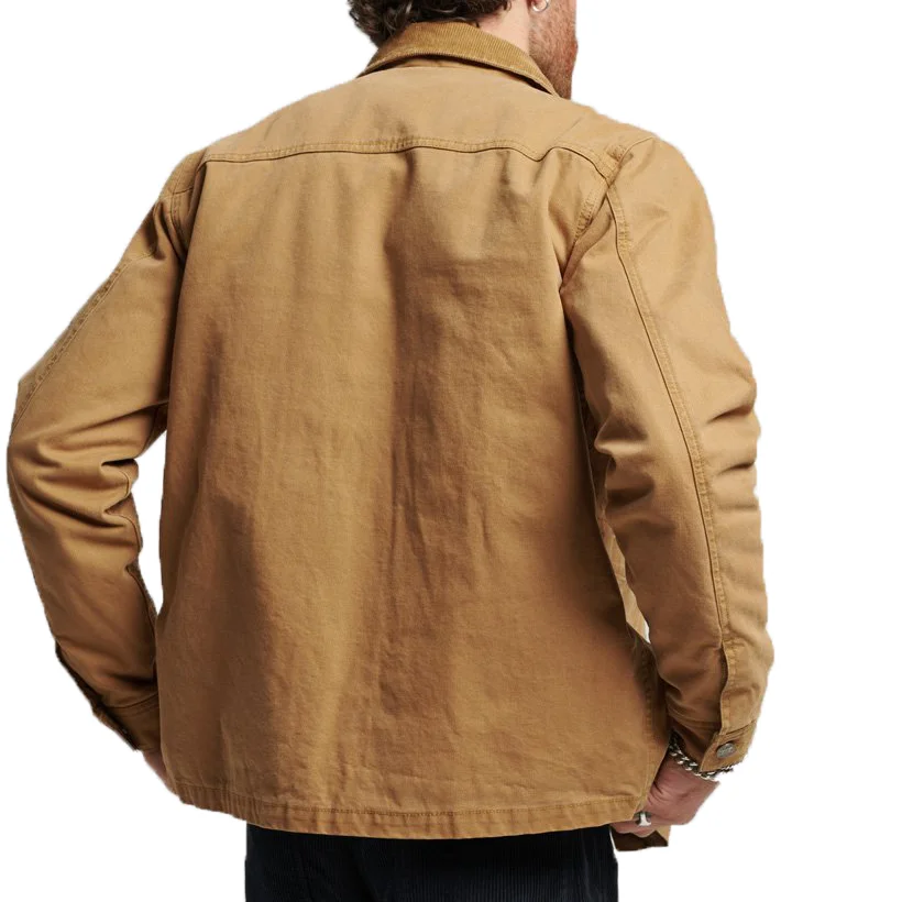 Custom Canvas Waxed Heavy Work Jacket Winter Jacket Casual Woven Breathable Men Manufacturer Mens Workwear Jackets