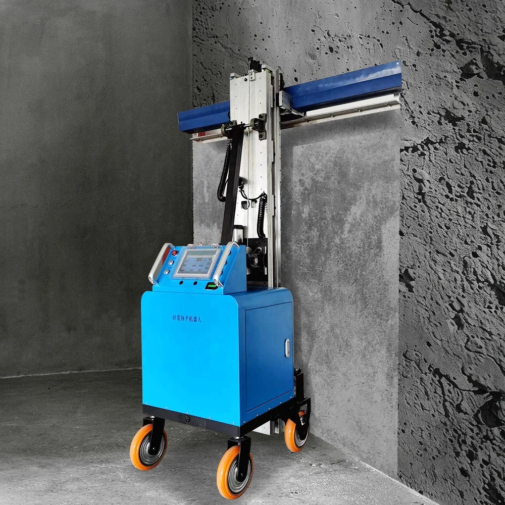 Indoor Mortar Cement Dry Mortar Machine Wall Plastering Robot Automatic Wall Plastering Wall Mortar Intelligent Scraping Robot