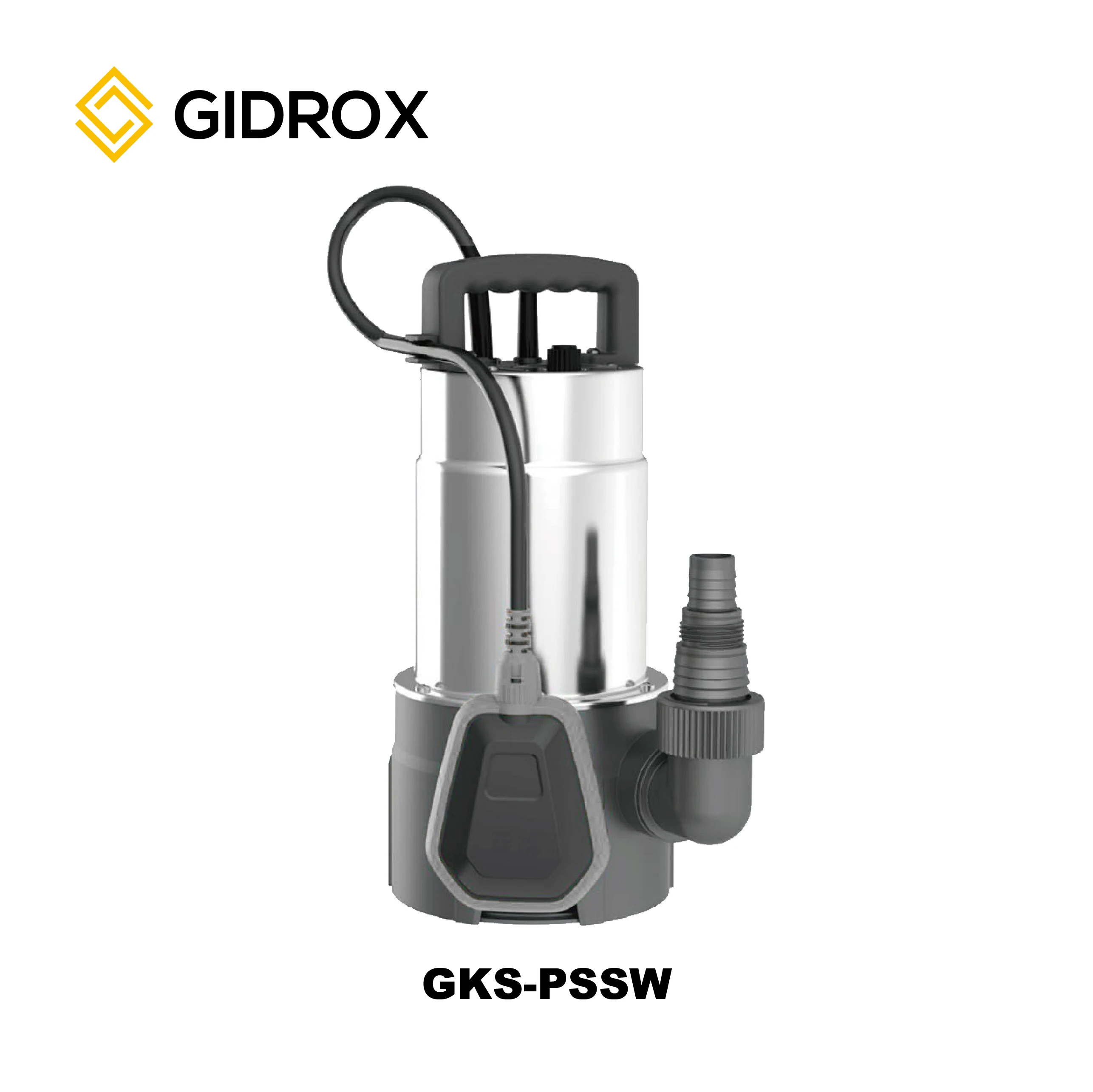 GIDROX 750W Outdoor Garden Patio Aquarium Clean Automatic Float Switch Submersible Water Pump