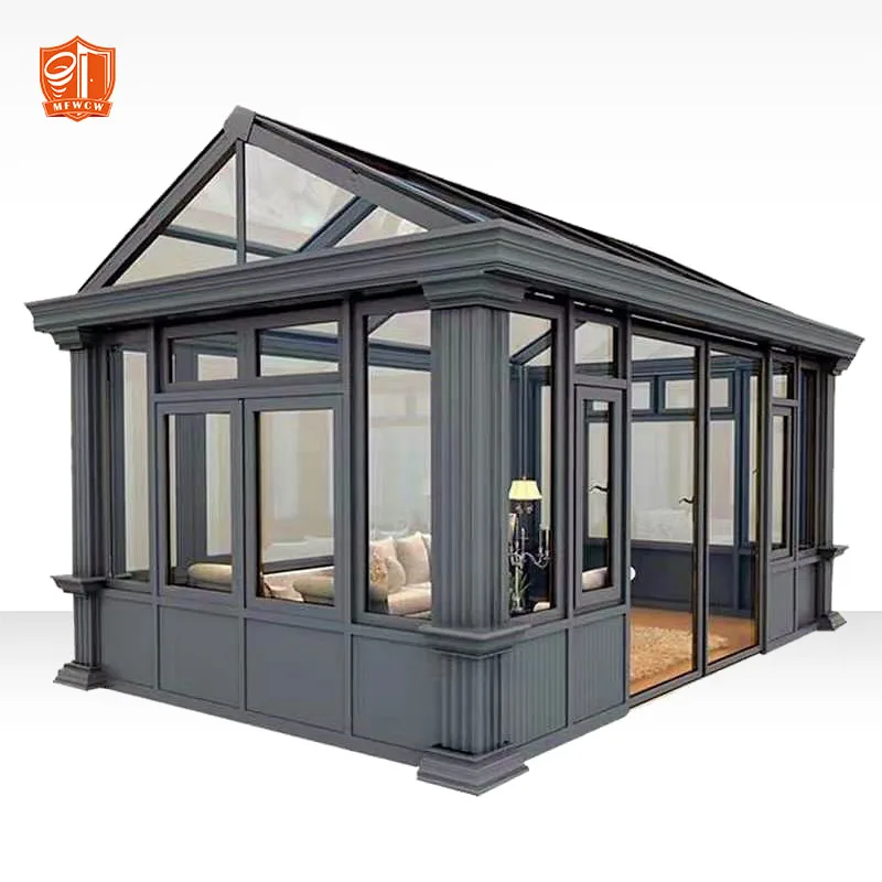 Chinese Manufacturer Sunrooms for Sale Roof Glass Sunroom Glass Sunroom Hous