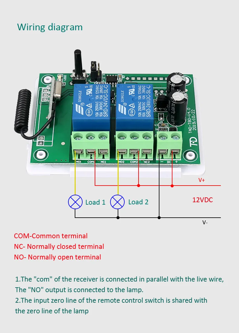 Smart remote control gate remote control garage door opener rf 433 mhz transmitter and receiver remote control switches