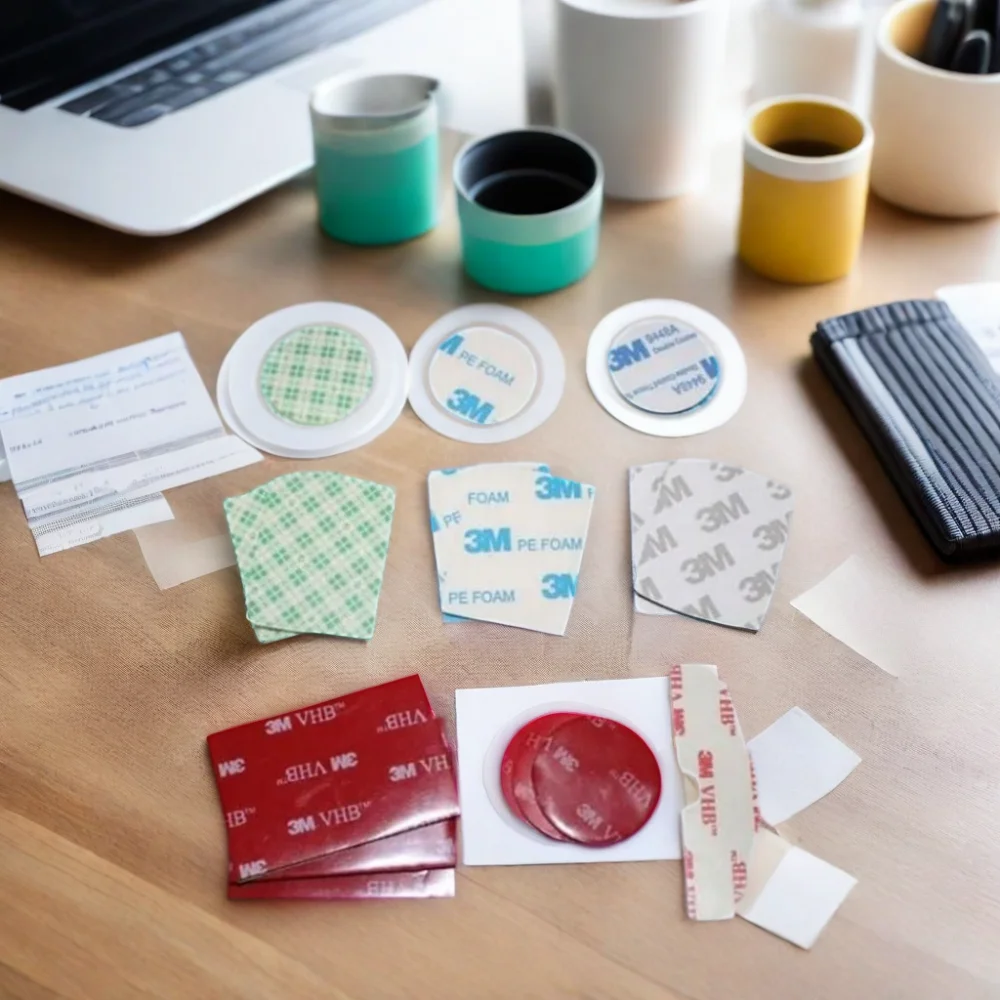 The Die Cut 3 mm Thickness Custom Clear Acrylic Foam Double Sided Adhesive Tape Circles For Strong Stick