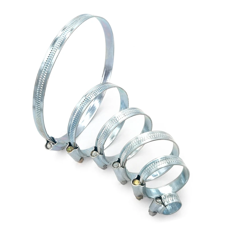 British Type Hose Clip Full Range Worm Drive W1 Hose Clamp