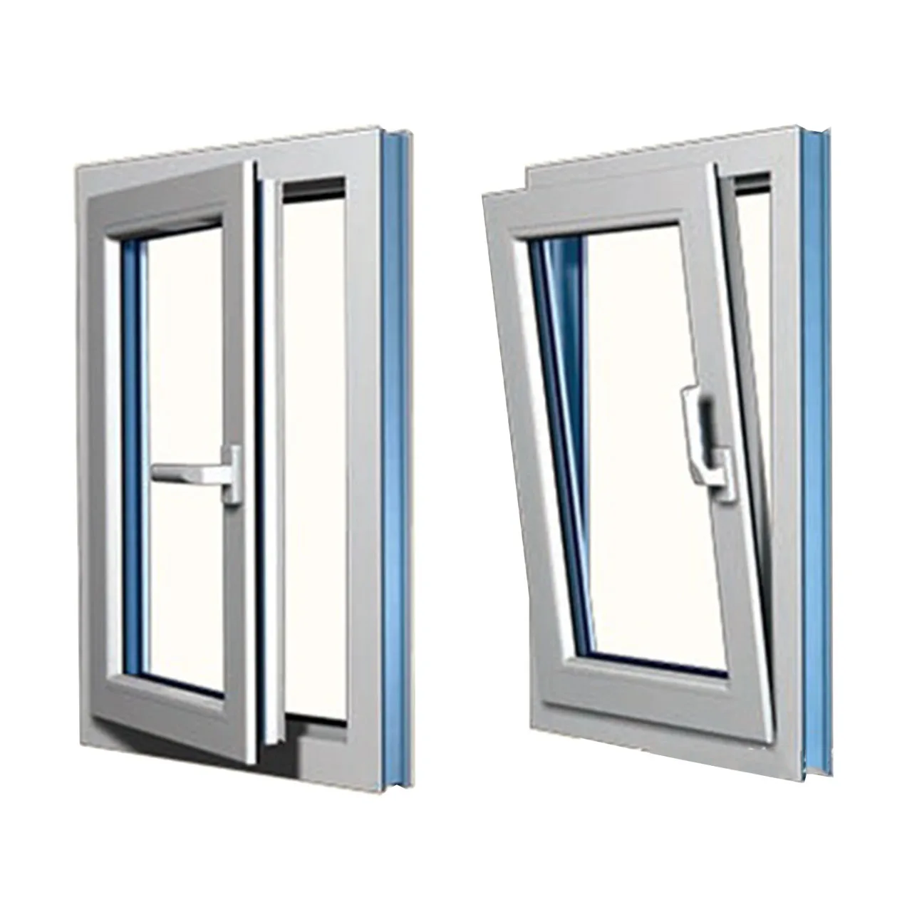 Factory direct sales All kinds of Germany window manufacturers cheap tilt&turn windows aluminium or vinyl windows
