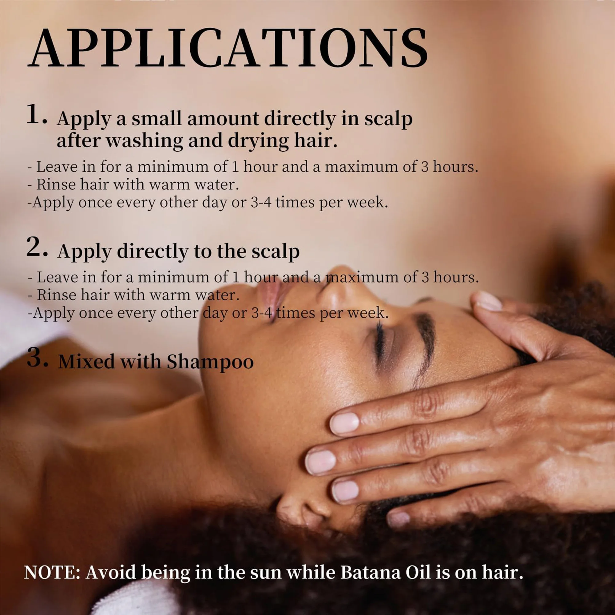 100% Pure & Natural Raw Batana Oil Organic Oil  Hair Care Thickness Scalp Skin Batana Oil