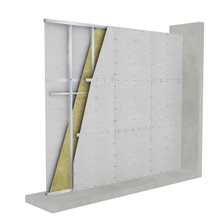 
100% Non-Asbestos Mid Density Fiber Cement Board for Partition Wall and Ceiling 