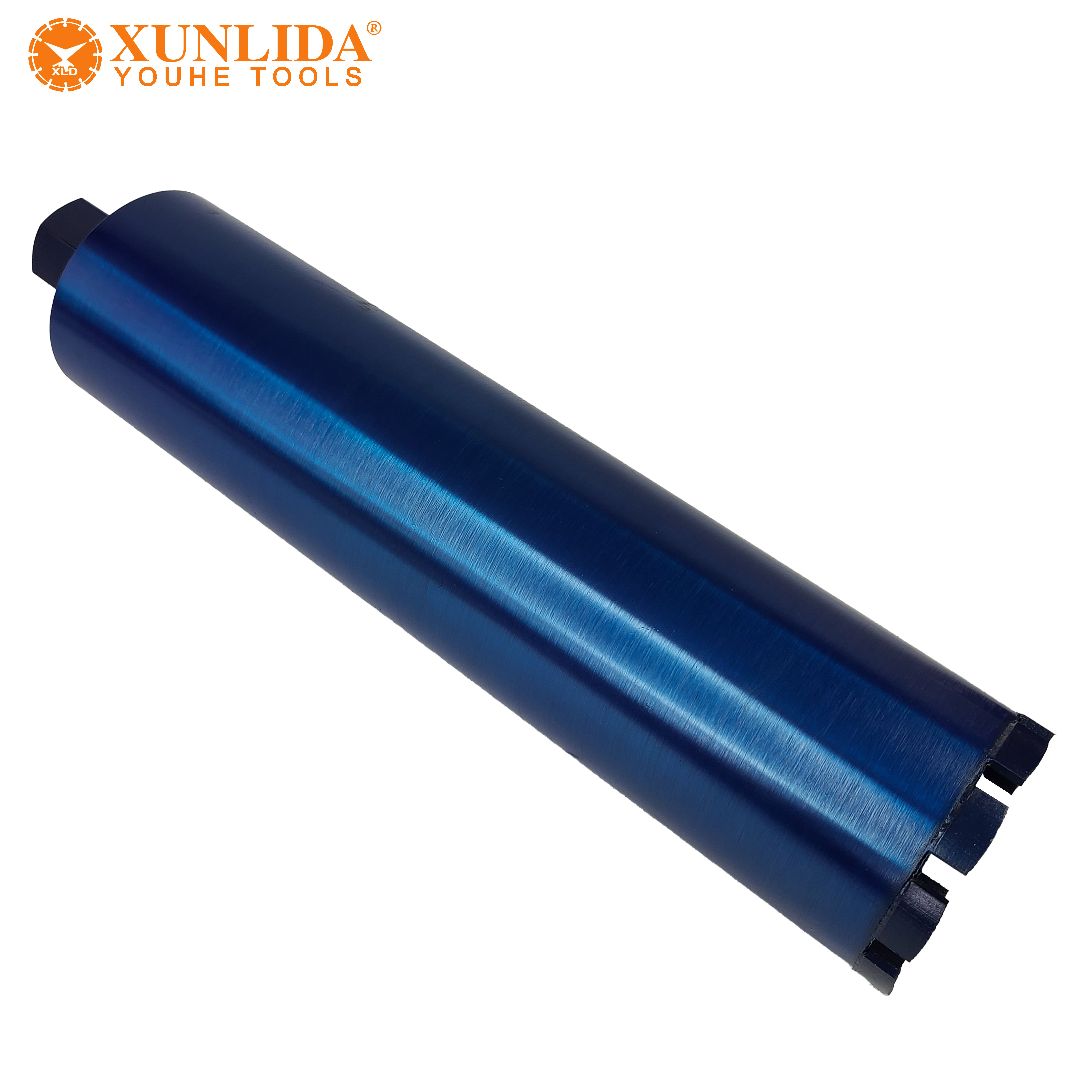 
Laser-welded Diamond Core Drill Bit 100*l400*h12*3.5mm*sn9*1 1/4UNC Masonry Drilling for Wet Drilling Reinforced Concrete 