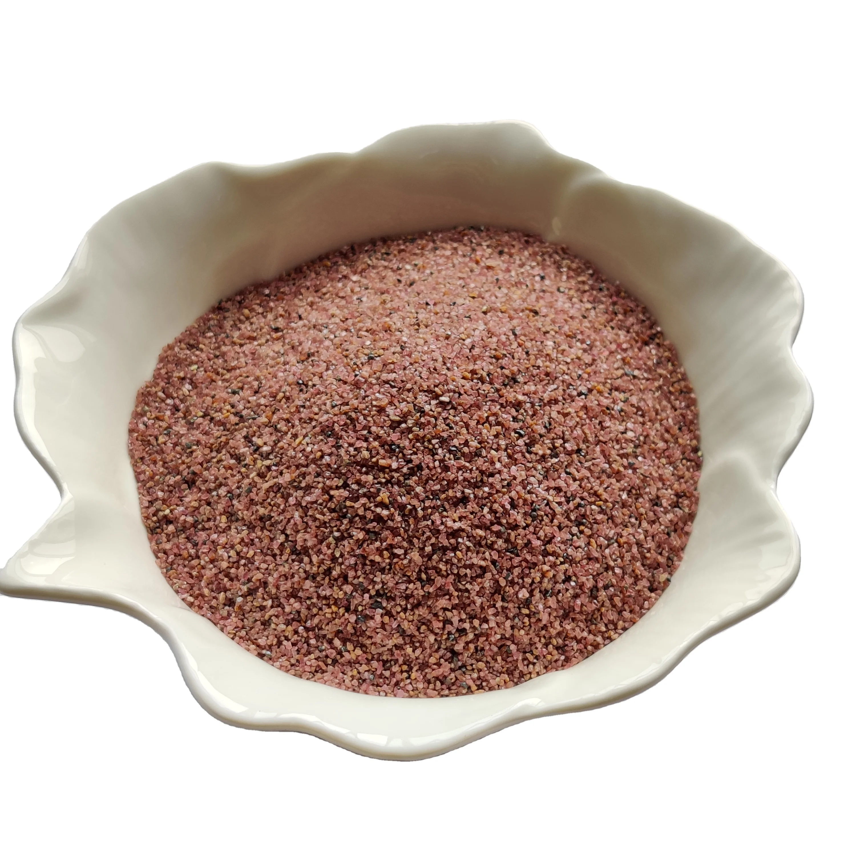 Натуральный красный 30/60 20/40 Сетка Красный Гранат Пескоструйный абразивный Металл для промышленного производства