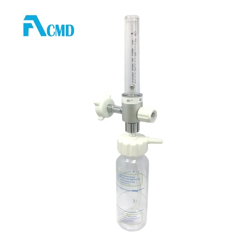 250ml Flowmeter Humidifiers CIG Medical Oxyen systems Flowmeter Regulator use a standard 1/8 inch NPT connection