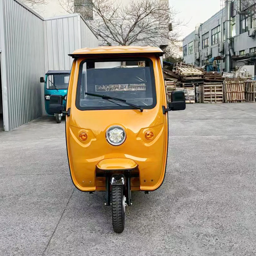 Прямо с завода поставка 3-х колесных трициклов Барабанный тормоз tuk e-rickshaw электрические трициклы для пассажиров