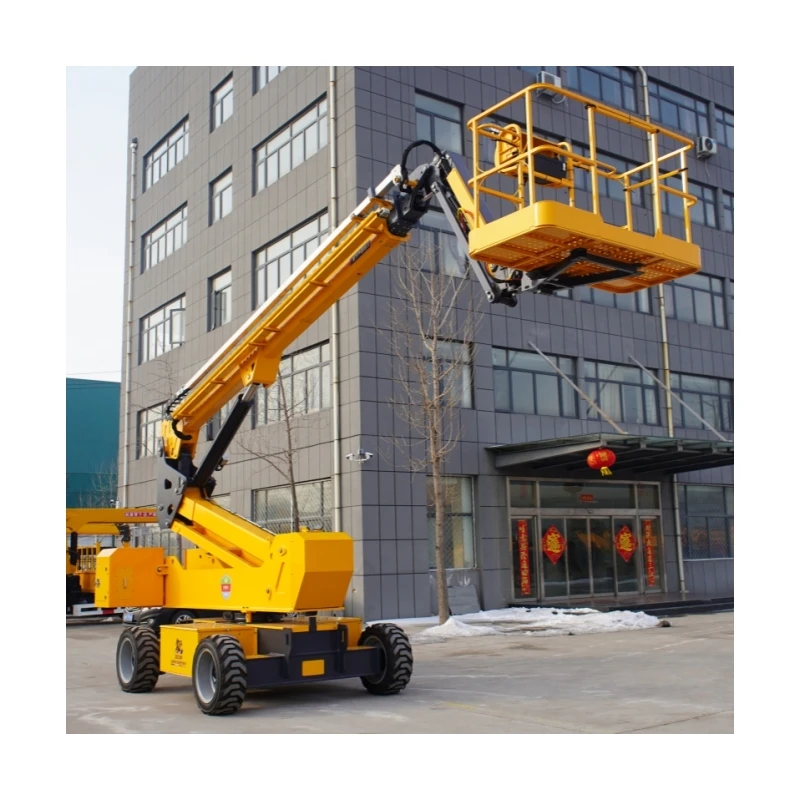 Jiubang 10 M 12 M 14 M Trailer-Type Telescopic Arm Lift Air Lift Straight Arm Aerial Work Platform