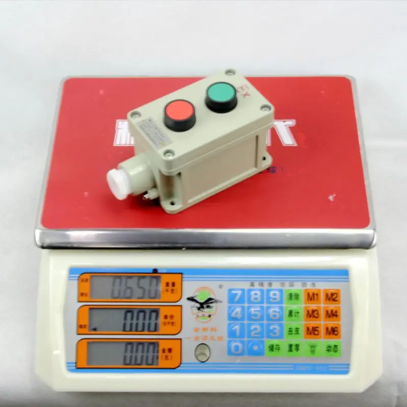 Waterproof round explosion proof control switches push button