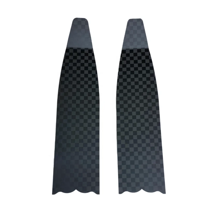Freediving 100% Carbon fiber Fins Free Diving Fin Real Carbon Fiber freediving Spearfishing Free dive Fins foot pocket