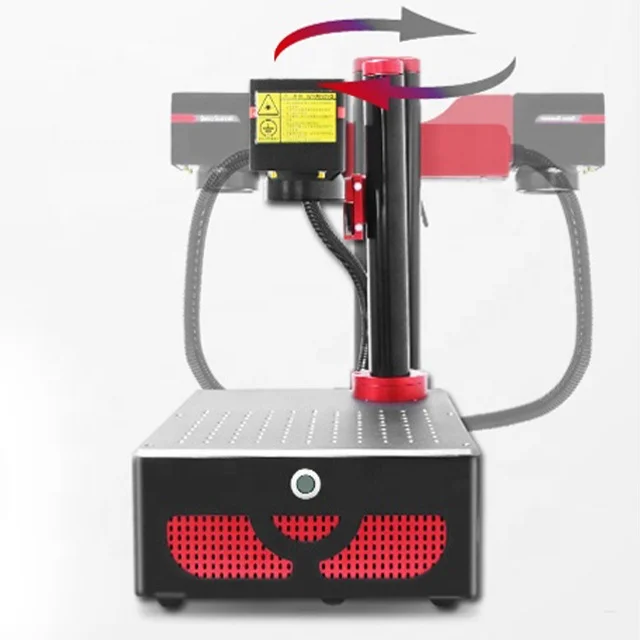 Hot sale Max 20W 30W Fiber Laser Marking Machine For Metal Auto Parts