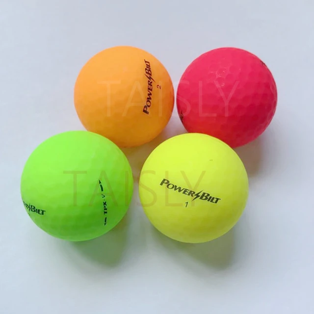 USGA Standard 3 pc Golf Balls distance colorful matte tour ball