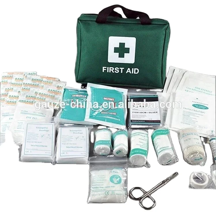 90 Piece Premium first aid bag for home, work bag first aid kit medical bag