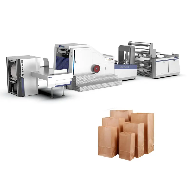 Oyang B460 square bottom paper bag making machine kraft paper bag packing machine square bottom paper bag making machine