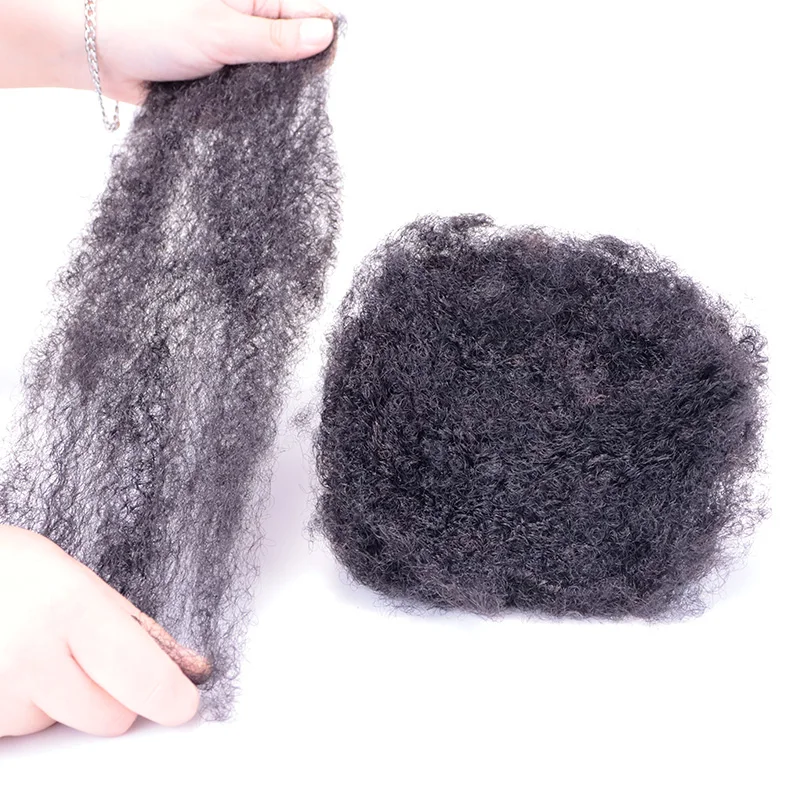 Jiffy Hair 30g afro kinky human crochet hair bulk for dreadlocks for sale