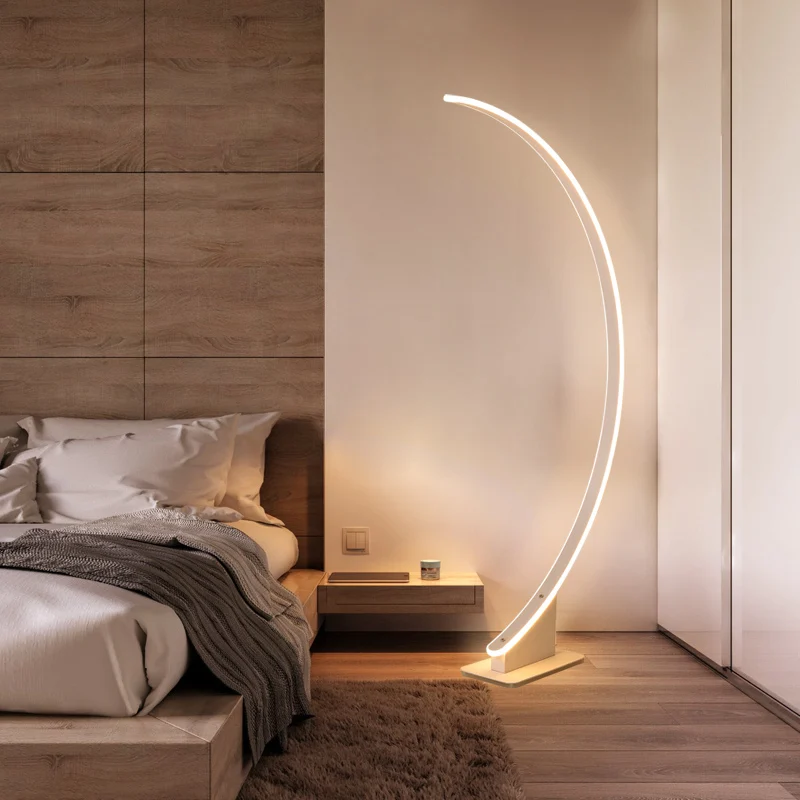 Best Factory Price Hotel Modern Dinning Room Big Simple Led Floor Lamp