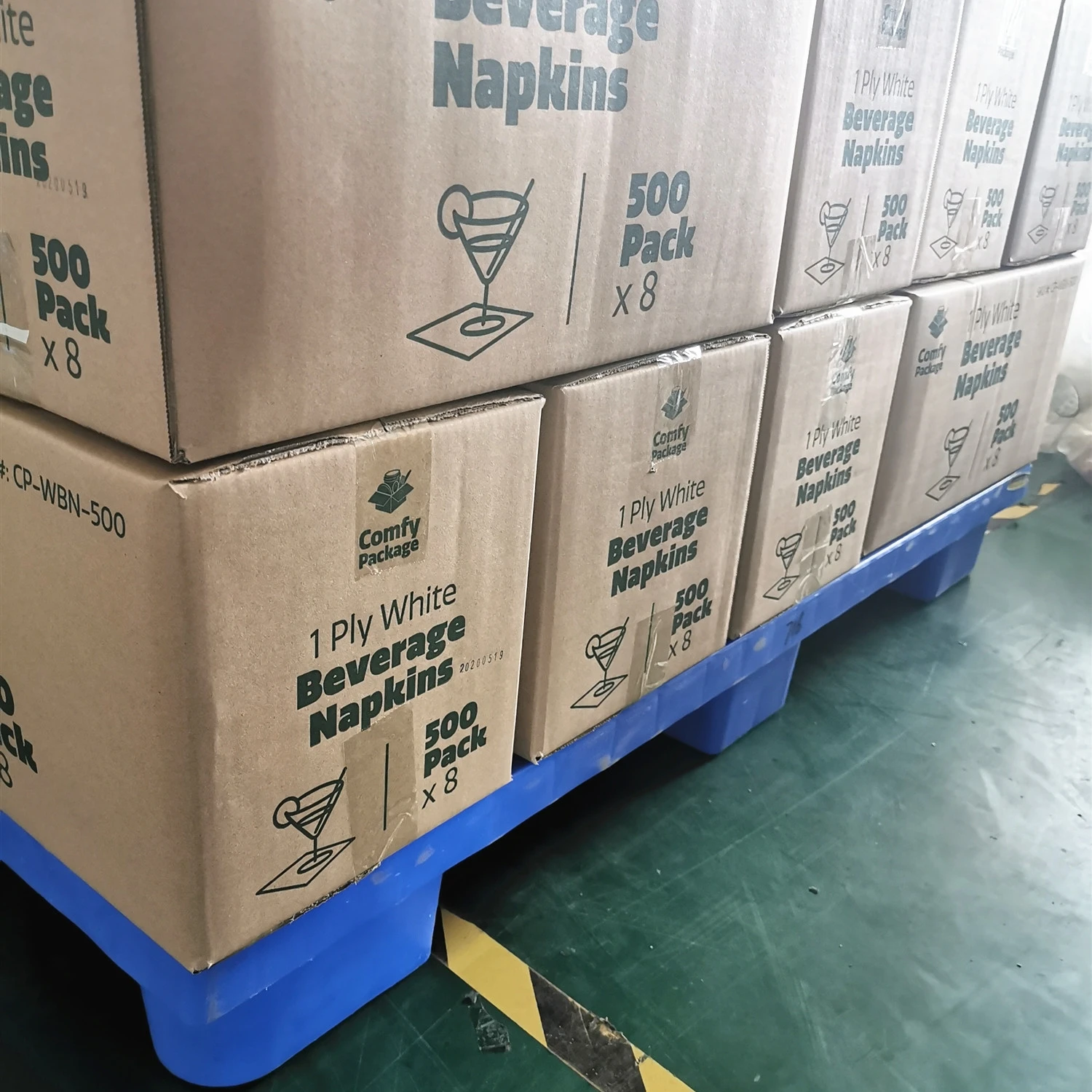 Embossing Cocktail napkin Beverage napkin virgin pulp  paper napkins America market for restaurant for bar with good quality