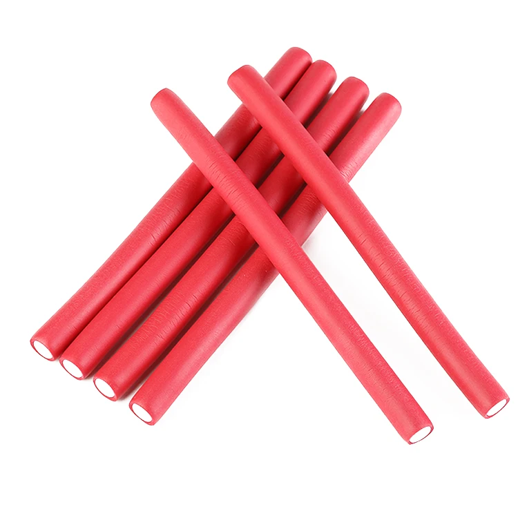 Salon Barber Curly Hair Perm Rods Sponge Rubber Universal Bar Pear Roll Twist Flex Rollers Curling Iron
