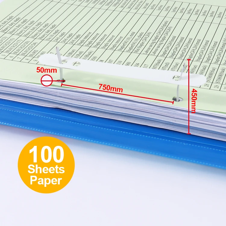 Foska PP File Folders Assorted Colors A4 Letter Size Standard Plastic Fastener File Folder for Schoolwork & Office