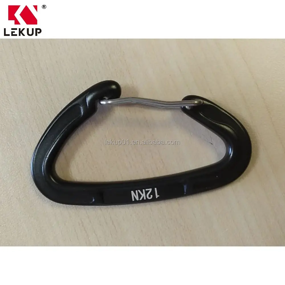 Aluminum Climbing Carabiner Clip Heavy Duty Caribeaners Small Carabiners Clip for Dog Leash Camping Hiking Outdoor Gym etc.