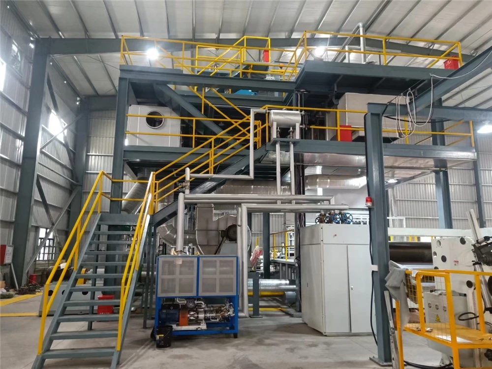 Customized Size nonwoven fabric spunbond polyester fiber thermal bonded machine nonwoven production line