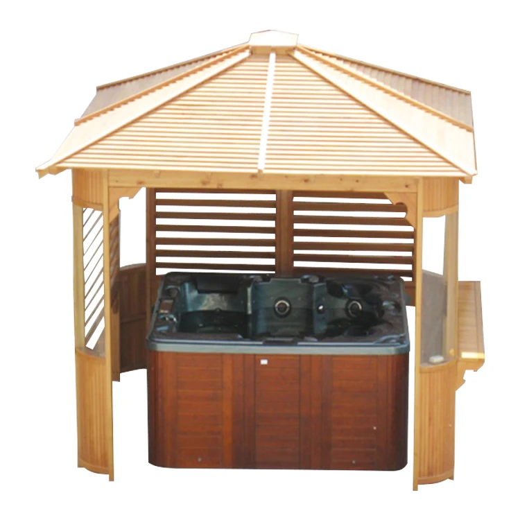 New Design Canopy & Gazebo & Pergola Garden Wooden Gazebo Outdoor Waterproof For Sale Patio Tent With Factory Price