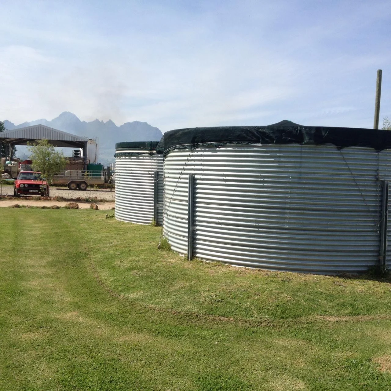 
Galvanised corrugated iron water tanks bolt assembly tank silo 